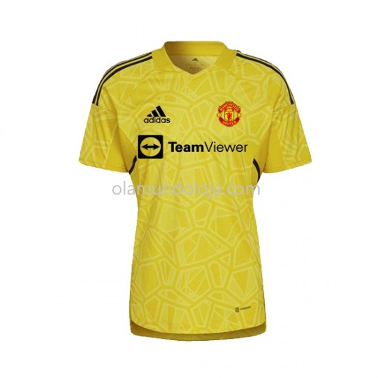 Camisola Manchester United Guarda-redes Homem Equipamento Segundo 2022-2023 Manga Curta